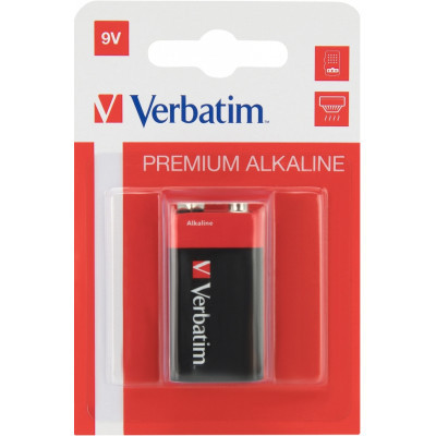 Батарейка Verbatim Крона Alcaline 9V * 1 (49924) Вінниця - фото 1