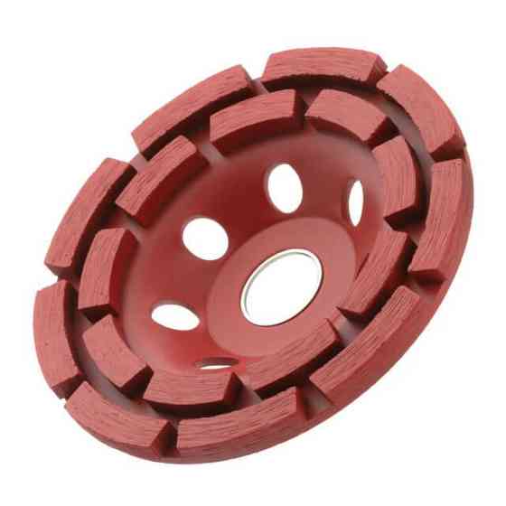 Фреза шлифовальная торцевая алмазная, 115×22,2 мм, 20-22%, 10800 об/мин INTERTOOL CT-6115 Киев