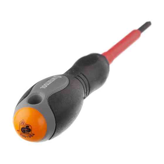 Викрутка хрестова ізольована, PH0, 1000 В, 60 мм INTERTOOL VT-3210 Київ