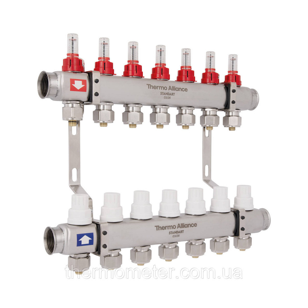 Колектор із витратами Thermo Alliance Standart 1" 7 виходів SD0047 Київ - фото 16