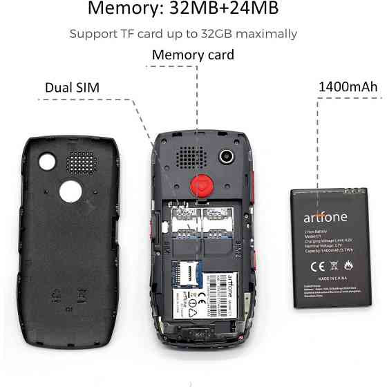 Б/У Мобільний телефон Artfone C1 дві SIM-картки (my-0165) Дніпро