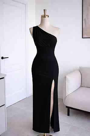 Женское элегантное вечернее платье с разрезом микродайвинг Одесса