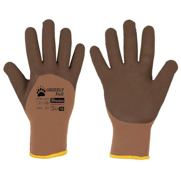 Рукавички захисні GRIZZLY FULL латекс, розмір 11, RWGF11 Київ - фото 1