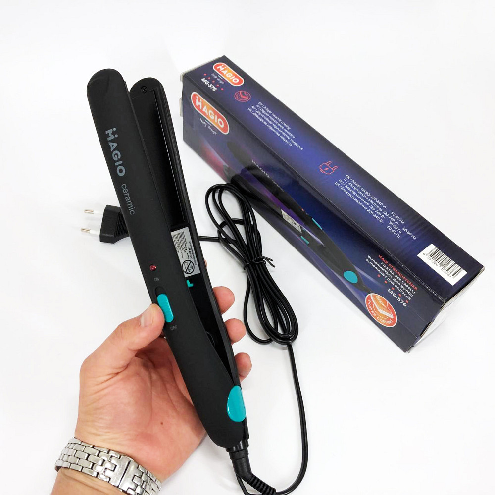 Плойка праска гофре випрямляч, Щипці для волосся, Широка праска для випрямлення волосся RX-28 Львів - фото 3