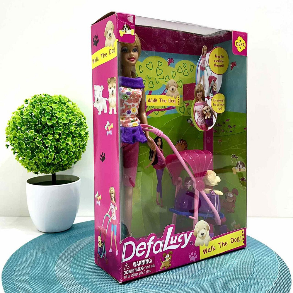 Лялька Defa з собачкою та коляскою 29 см Вид 2 (8205) Чернигов - изображение 3