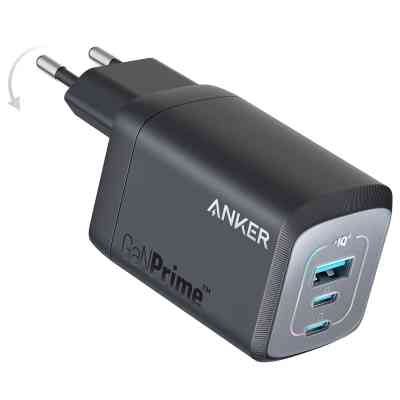 Зарядний пристрій Anker GaNPrime 67W 2xUSB-C PD + 1xUSB-A Black (A2669313) Вінниця