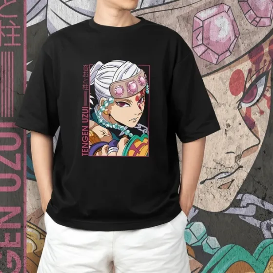 Футболка для підлітка хлопчика з принтом Клинок, рассекающий демонов Тенген Узуй Розмір 160 Anime10370 Дніпро