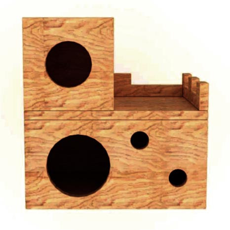 Домик для шиншиллы 