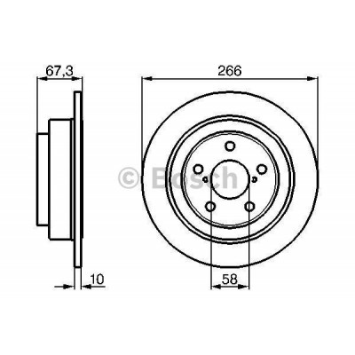 Тормозной диск Bosch 0 986 478 799 Винница - изображение 5