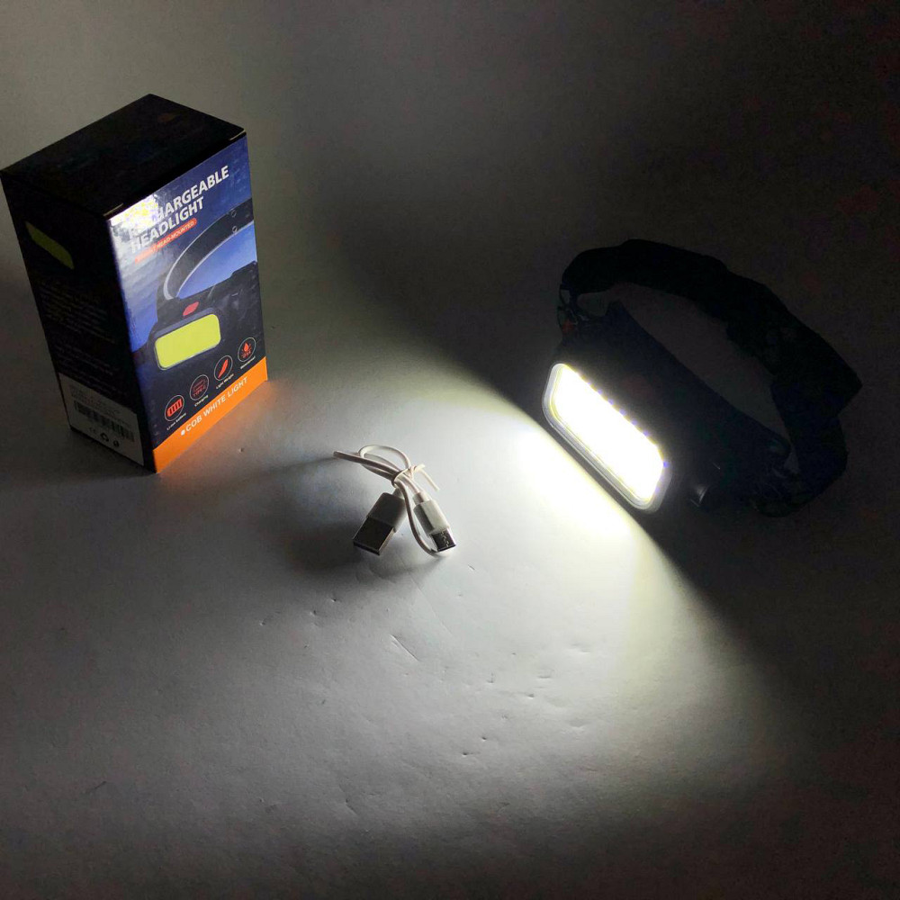 Компактный налобный фонарь BL-008+COB, Налобный аккумуляторный фонарь на голову Наголовный RV-18 Львов - изображение 7