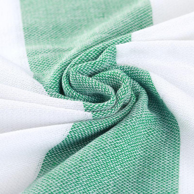 Рушник пештемаль Lovely Svi бавовняний, пляжний, хамам, spa - XХL 100x180 см Green/Blue Stripes (6032025) Київ - фото 6