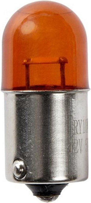 Покажнена лампа розжарювання КВАНС RY5W 12 V BA15S Amber Харків - фото 1