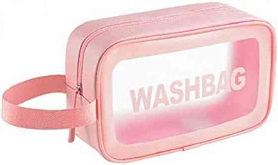 Прозора сумка-косметичка Washbag Pink 20см Вінниця