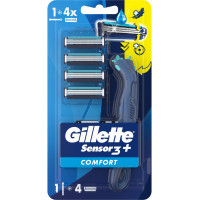 Бритва Gillette Sensor 3+ з 4 змінними картриджами (8700216639484) Киев - изображение 1
