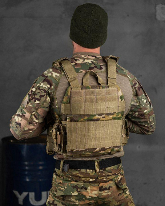 Тактична плитоноска з двома точками швидкого скидання Мультикам Asdag мультикам ОЛ2725 Одеса - фото 7