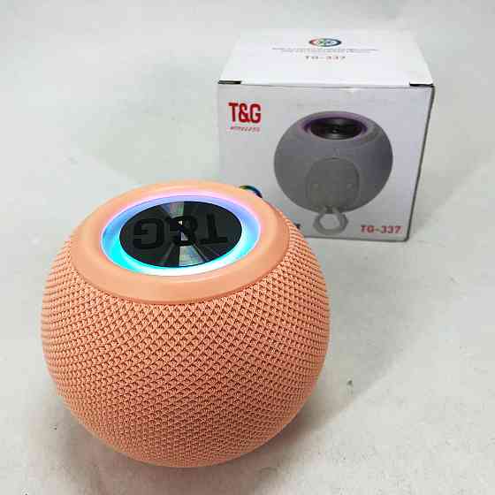 Колонка-динамик bluetooth TG337, Блютуз колонка с качественным звуком ME-381 и подсветкой Киев