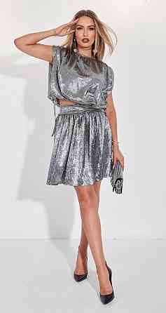 Костюм плісе PALOMA срібло (44) Київ