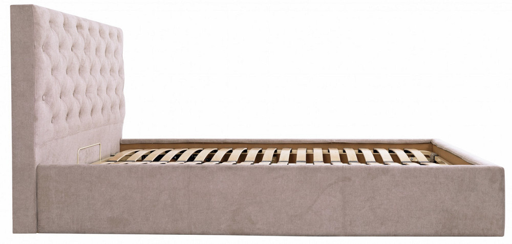 Кровать Двуспальная Coventry VIP 160 х 190 см Мисти Mocco С дополнительной металлической цельносварной рамой Мокко Днепр - изображение 12