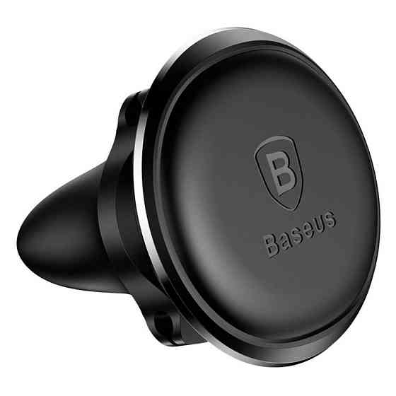 Магнитный автодержатель для телефона Baseus Magnetic Air Vent Car Mount SUGX-A01 (Черный) Николаев