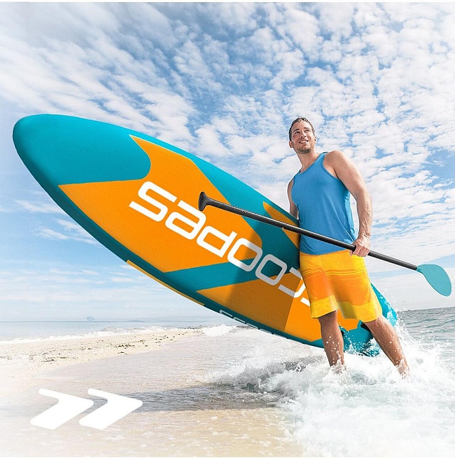 SUP-дошка 350 см надувна з веслом, сидінням, насосом і повним набором аксесуарів Scoopes (Velo 350) Нововолинськ - фото 10