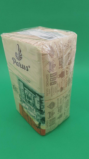 Салфетки бумажные для сервировки стола Одесса 350 листов с рисунком Мясо, крафтовые банкетные салфетки оптом и в розницу (1 пачка) Харьков - изображение 2