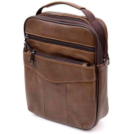 Мессенджер чоловічий Vintage 20392 Коричневий Київ