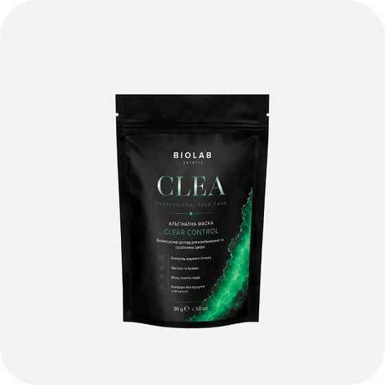 АЛЬГІНАТНА МАСКА CLEAR CONTROL BIOLAB Estetic, 30 мл Дніпро