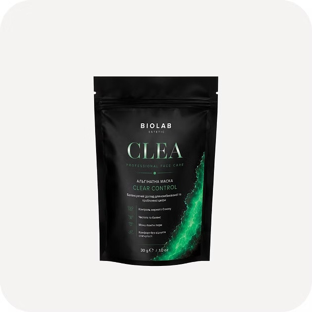 АЛЬГІНАТНА МАСКА CLEAR CONTROL BIOLAB Estetic, 30 мл Дніпро - фото 1