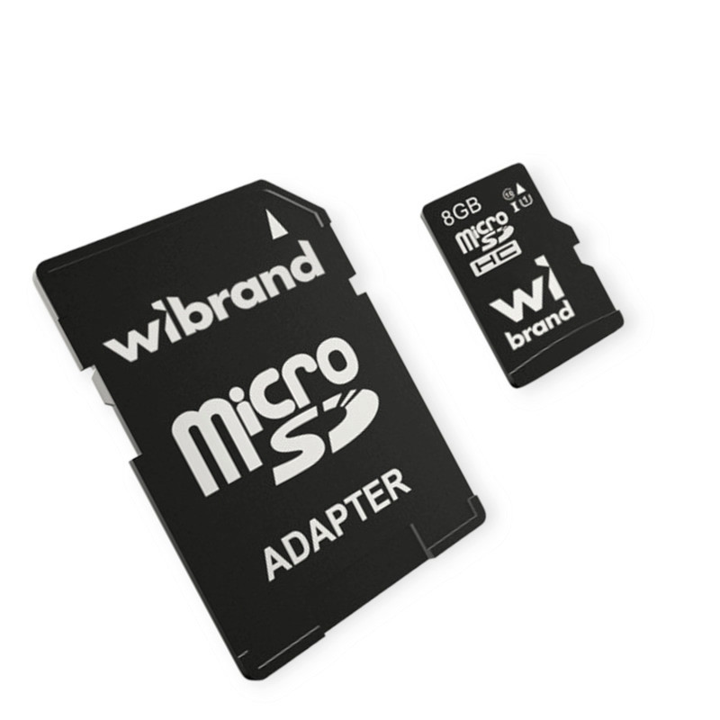Карта памяти microSDHC 8Gb class 10 (adapter SD) Wibrand Мукачево - изображение 1