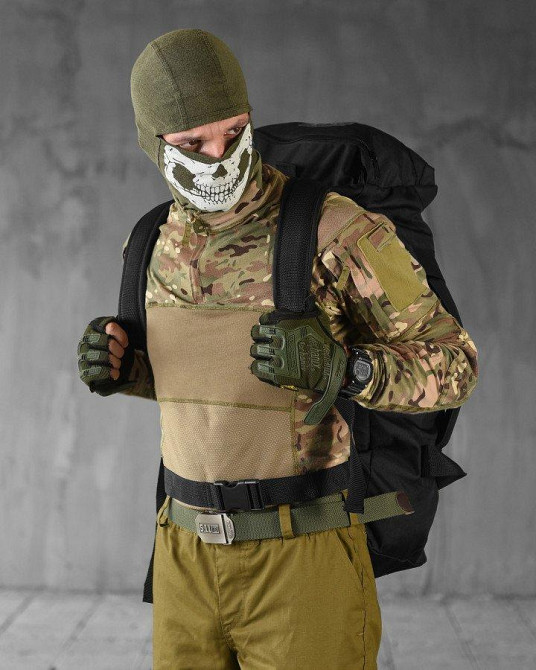 Рюкзак/баул кардрира чорний НП5003 Одеса - фото 4