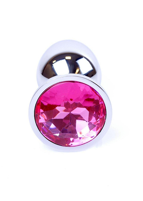 Анальна пробка - Jewellery Silver Plug Pink Sex Aura Київ - фото 2