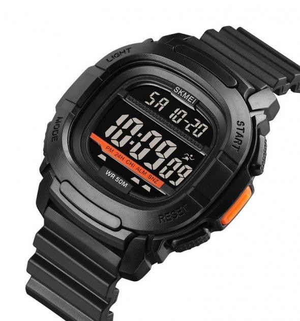 Мужские спортивные часы Skmei 1657 Черный Киев - изображение 2