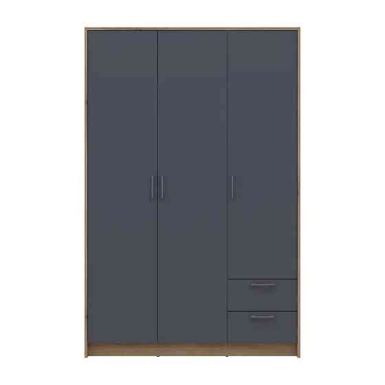 Шкаф для одежды Doros Ронди Дуб Артизан/Графит 3ДСП 121х52х195 DRS-011658 (80737814) Львов