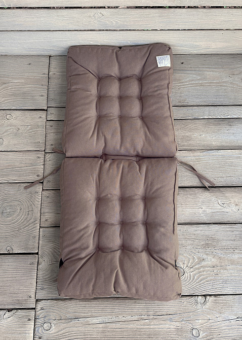 Подушка для стільців (50x120х8 см) подвійна Decorator Sawana колір пудровий 84-138 Київ - фото 3