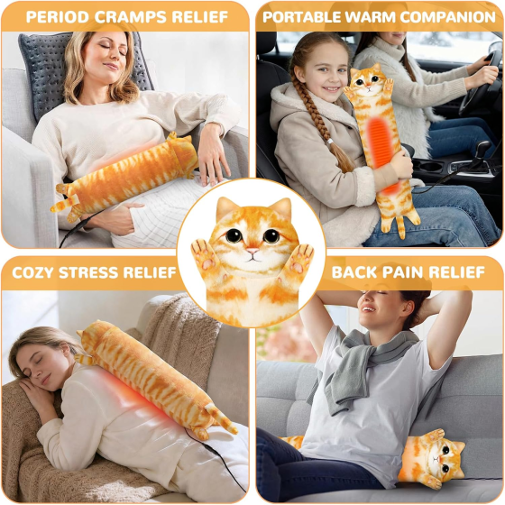 Грілка іграшка-обіймашка MewMix з таймером та режимами нагрівання Луцк