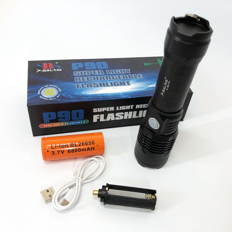 Сильный фонарик X-Balog, Долговечный светодиодный фонарь, Яркий светодиодный мощный фонарь UX-43 Ивано-Франковск - изображение 6