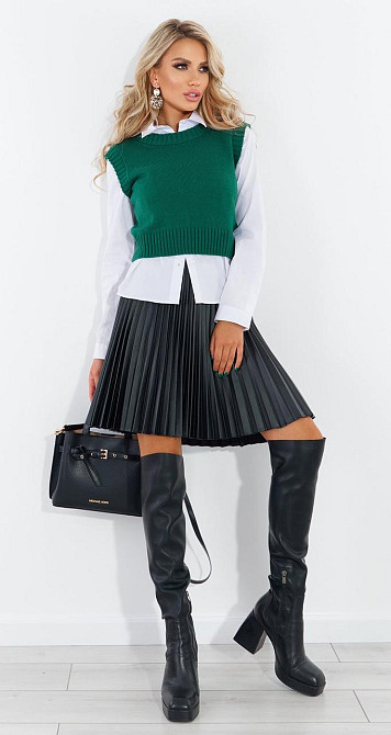 Вязаная жилетка (46-48) Киев - изображение 2