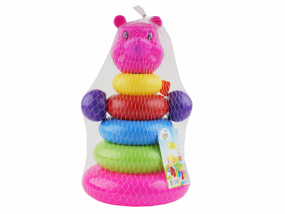 Розвиваюча пірамідка сортер "Ведмідь" 12019 пластикова Вінниця - фото 1