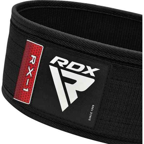 Пояс для важкої атлетики RDX RX1 Weight Lifting Belt Black M Каменское