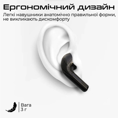 Навушники HIFuture FlyBuds3 Black (flybuds3.black) Вінниця - фото 3