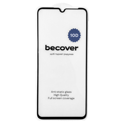 Стекло защитное BeCover Realme Note 50 10D Black (711669) Винница - изображение 2