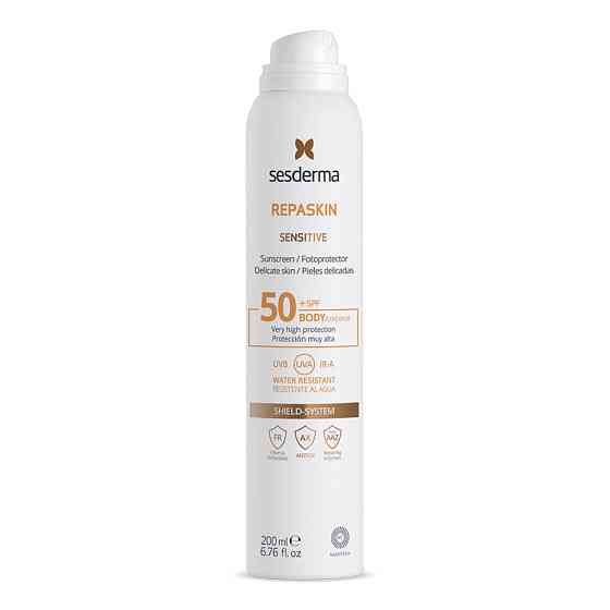 Сесдерма Солнцезащитный спрей для чувствительной кожи Repaskin Fotoprotector Sensitive Spray SPF 50 200 мл Днепр