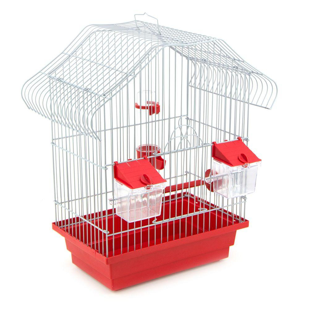 Клітка декоративних птахів Малий Китай оцинкована (28 х 18 х 40 см), Лорі Київ - фото 1
