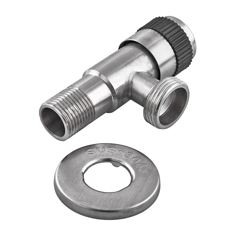 Кран для подключения сантехприборов Champion VAL-05 1/2x3/4 с нерж. стали SUS304 (CH0324) Киев - изображение 2