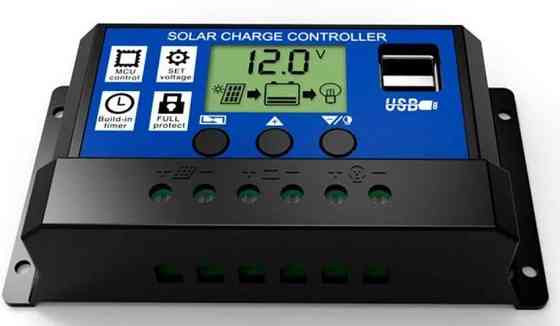Контролер заряду сонячної батареї MHZ KW1230 ШІМ 12-24В 30А Винница