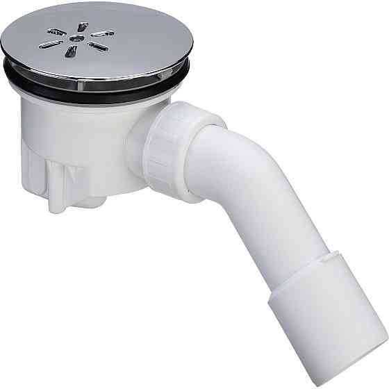 Сифон для душ кабiни Tempoplex VIEGA 110х40/50 пластик. хром 364786 (000001048) Київ