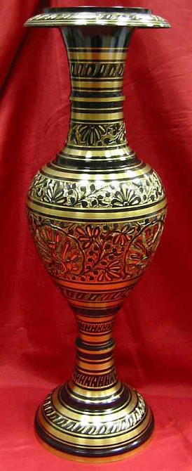 Ваза бронзова чорна Київ - фото 1