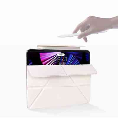 Чехол для планшета BeCover Ultra Slim Origami Magnetic Apple iPad Pro 11" M4 2024 Beige (712961) Винница