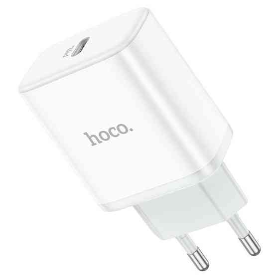 Мережевий зарядний пристрій HOCO C104A Stage single port PD20W charger White Одеса