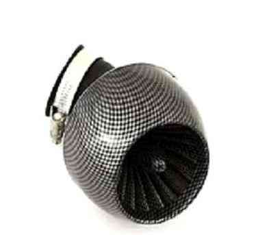 Фильтр воздушный (нулевик) Ø35mm, 45*, турбина (карбон) Мукачево